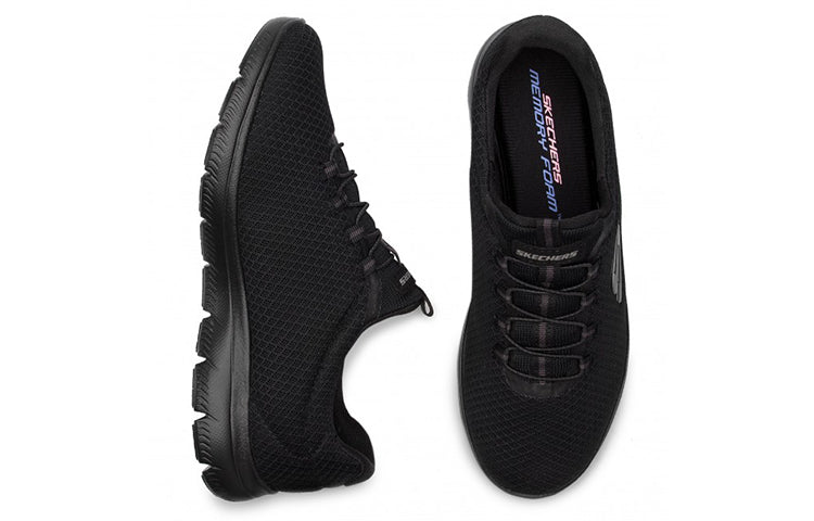 (WMNS) Skechers Summits 'Black' 12980-BBK
