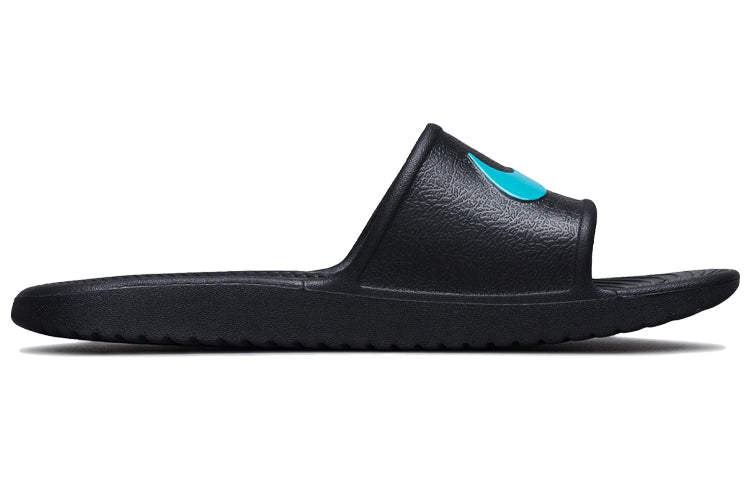 Nike Kawa Black Blue Slippers 'Black Blue' 832528-007