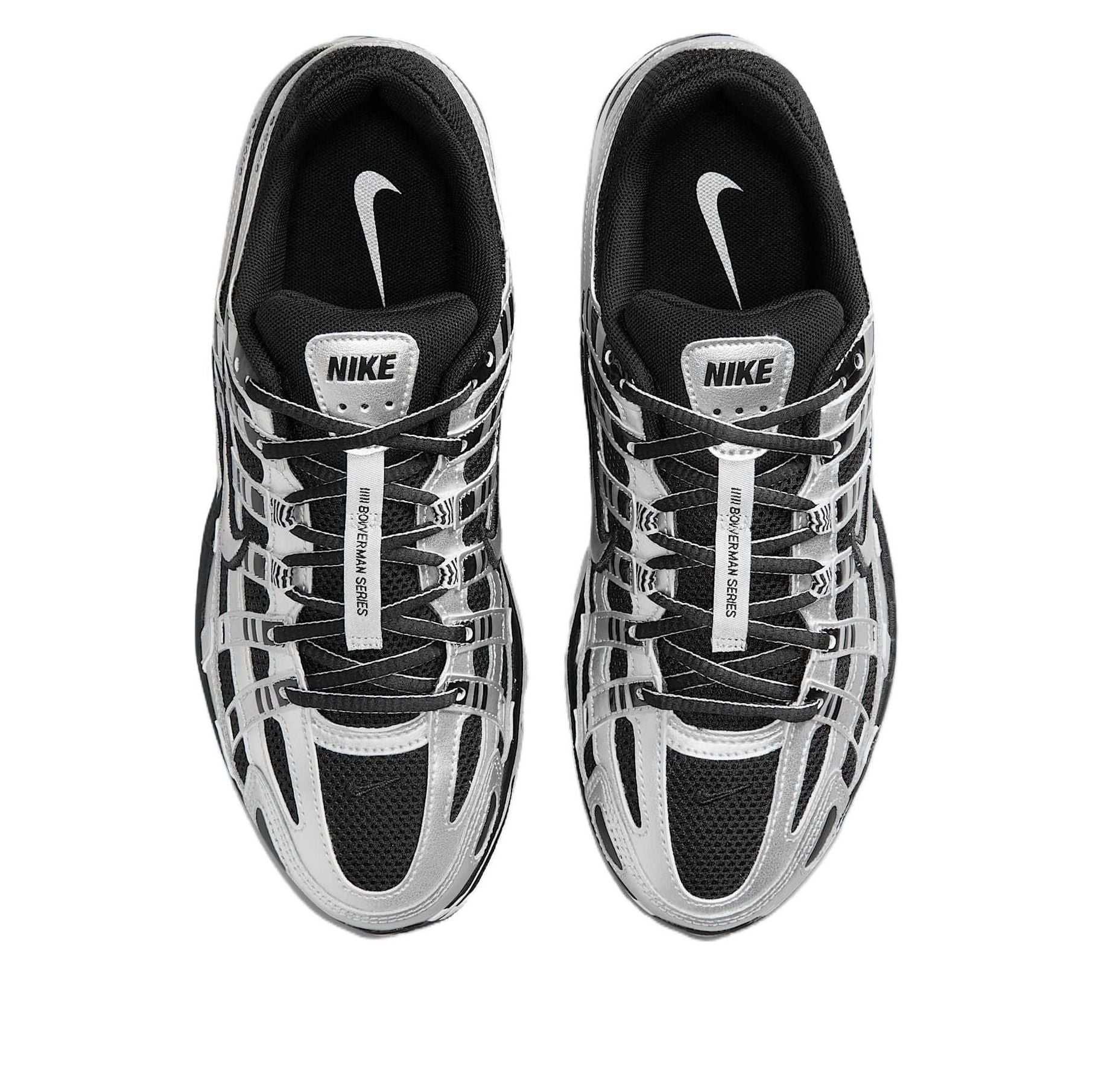(WMNS) Nike P-6000 'Metallic Silver Black White' BV1021-013