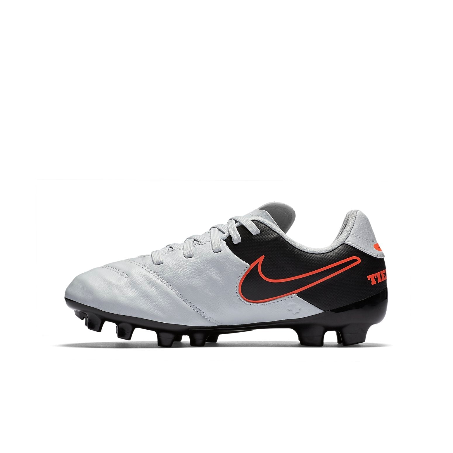 (GS) Nike Tiempo Legend VI FG 'Grey Black Orange' 819186-001