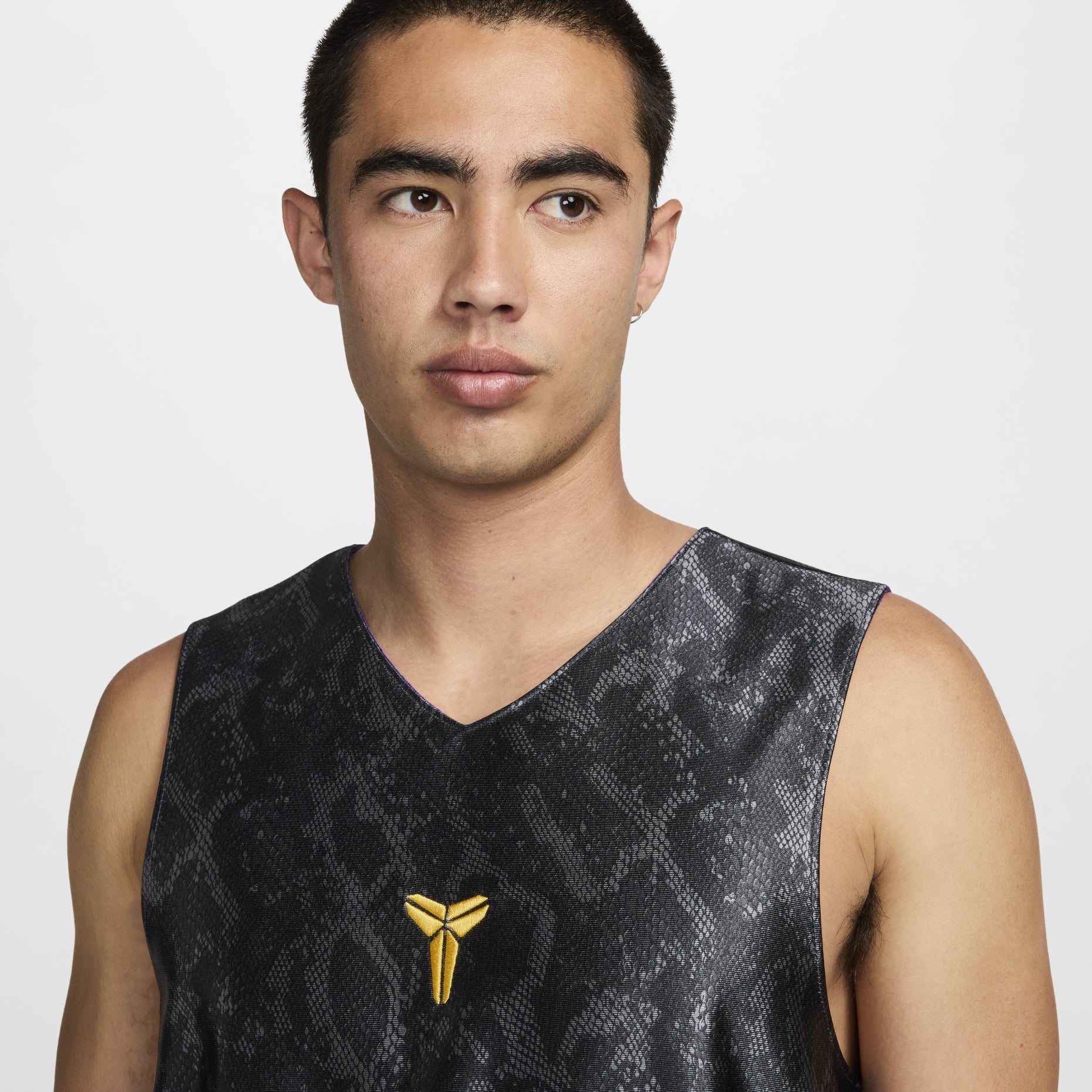 Nike Kobe Dri-FIT Standard Issue Reversible Basketball Jersey Asia Sizing 'Black Field Purple' FZ0935-010