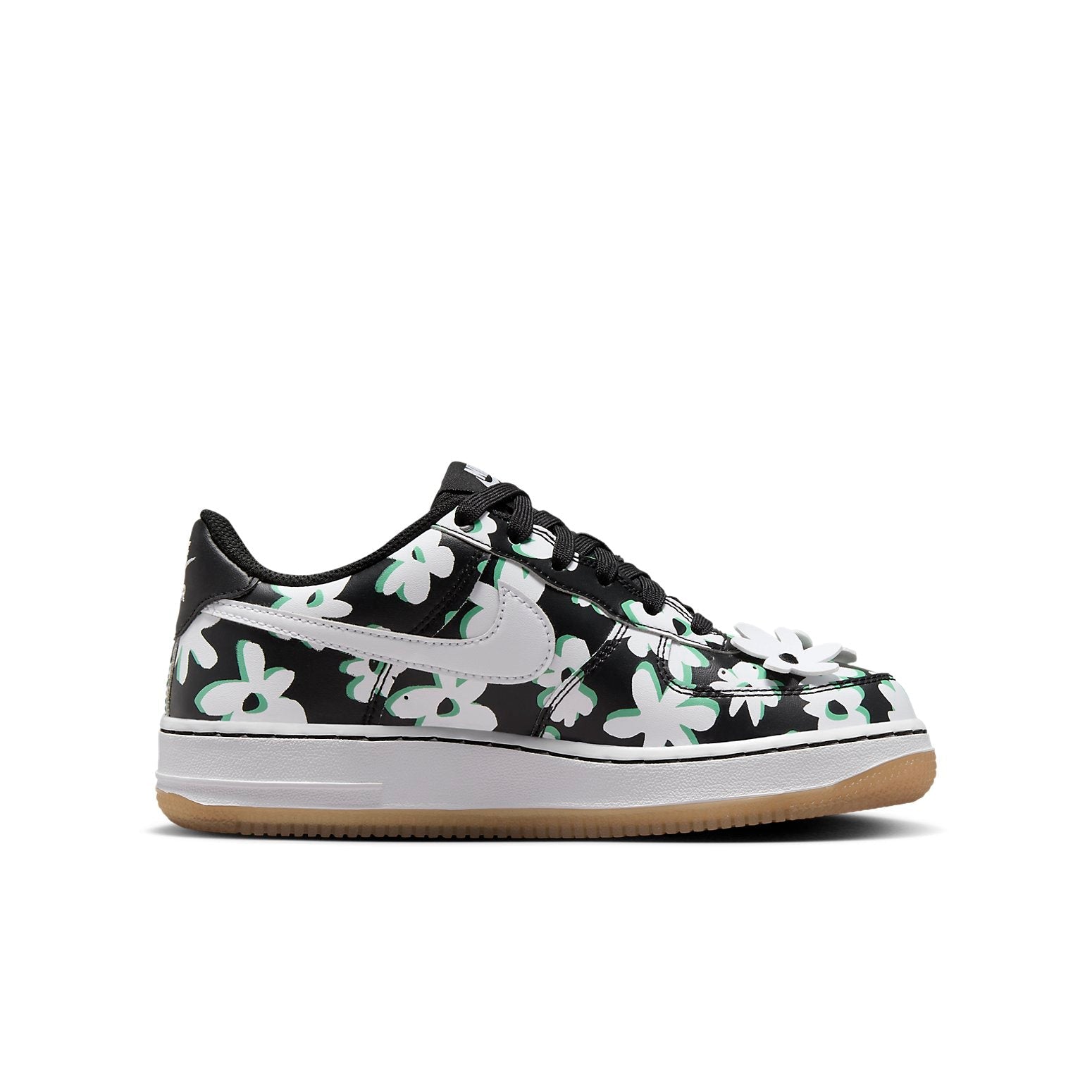 (GS) Nike Air Force 1 LV8 'Black White Flowers' DZ2663-001