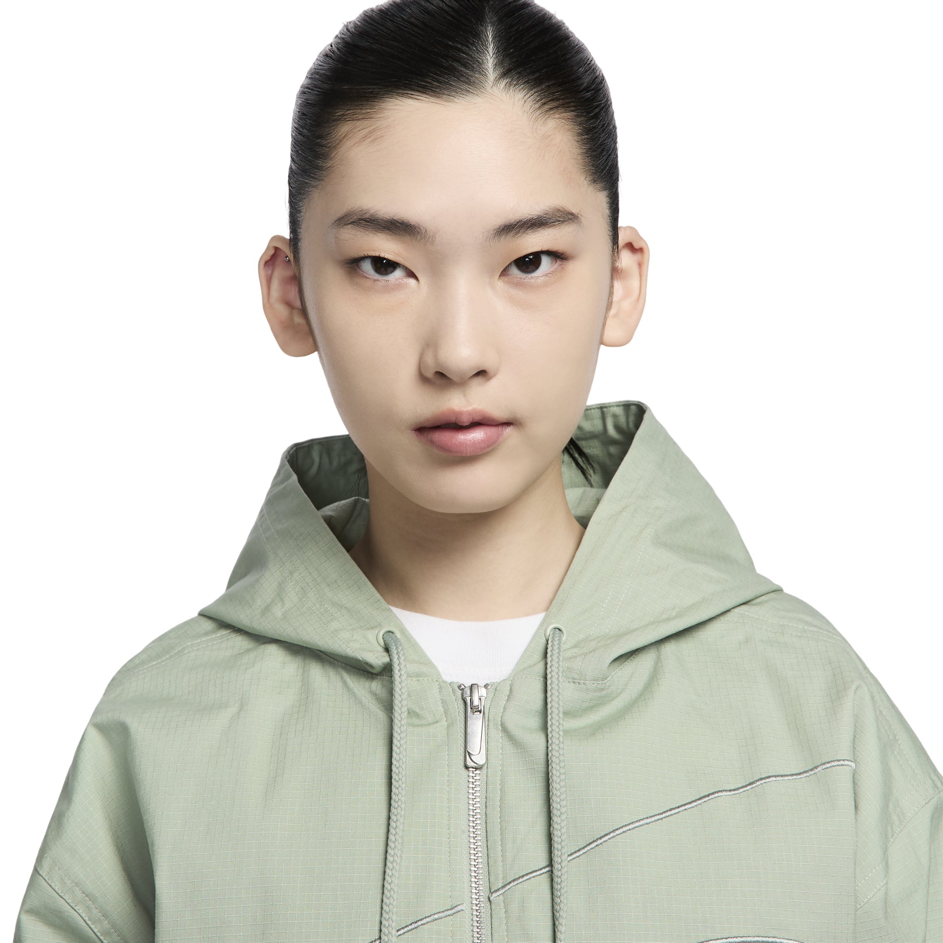 (WMNS) Nike Sportswear Oversize Logo Jacket 'Dance Jade Horizon' FV7775-370