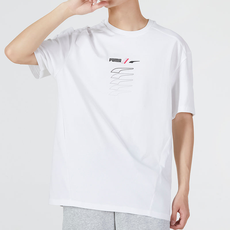 PUMA RAD/CAL Graphic Tee 'White' 671716-02