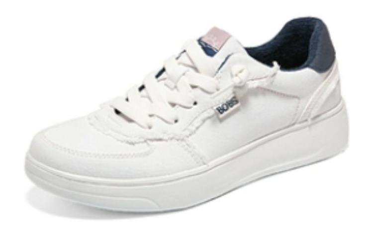 (WMNS) Skechers BOBS Casual Sneakers 'White Navy' 114421-WMLT