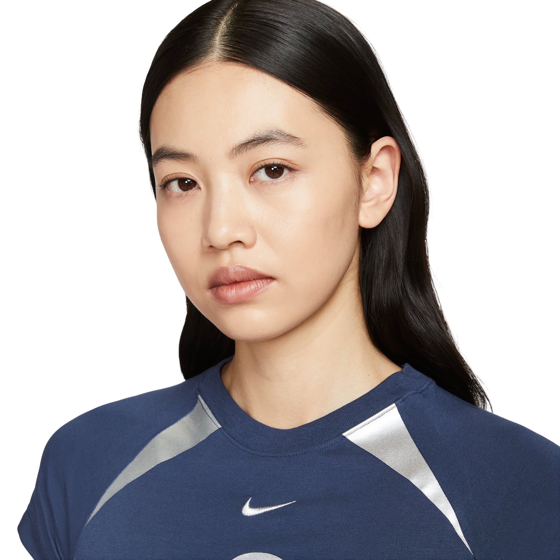 (WMNS) Nike Chill Knit Graphic T-shirt 'Midnight Blue' II1950-410