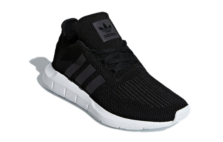 (GS) adidas originals Swift Run J 'Black White' CG6909