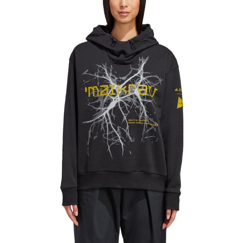 adidas Terrex x and Wander Graphic Hoodie 'Black' HN6938