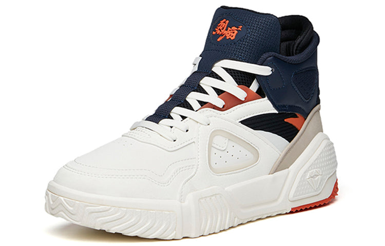 ANTA Life Series High Top Shoes 'White Black' 112148088-2