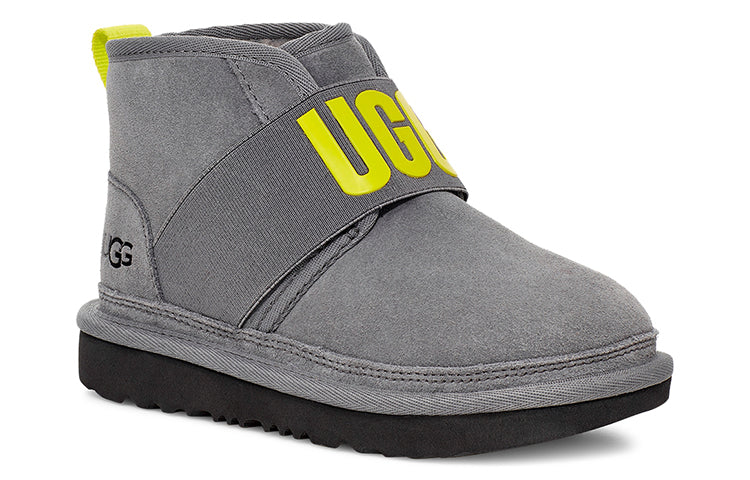 UGG Neumel II Graphic Fleece Lined Big Boys Gray 1110703K-MTL