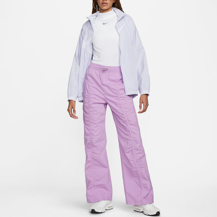 (WMNS) Nike Sportswear Essentials Ribbed Turtleneck Short Sleeve Top 'White' DV7959-100