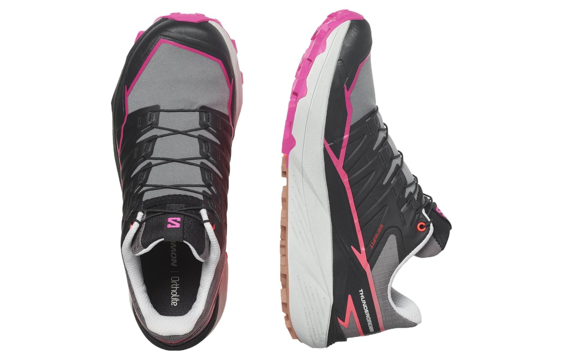(WMNS) SALOMON Thundercross 'Plum Kitten Black' 473827