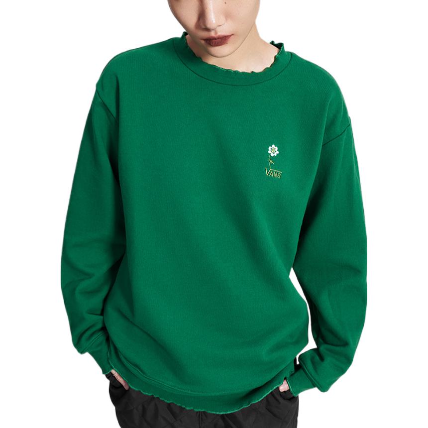 (WMNS) Vans Anaheim Floral Crew Sweatshirt 'Green' VN000449Y5L