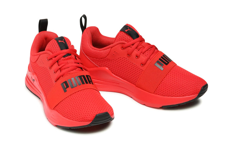 PUMA Wired Run Agile Imeva Low-tops Sport Shoes K Red/Black 374214-05