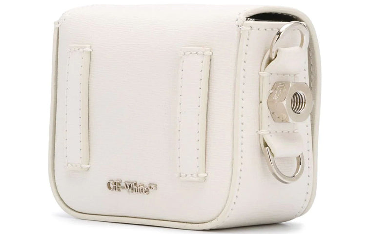 Off-White Diag Single-Shoulder Bag Mini White OWNA087F20LEA0040110