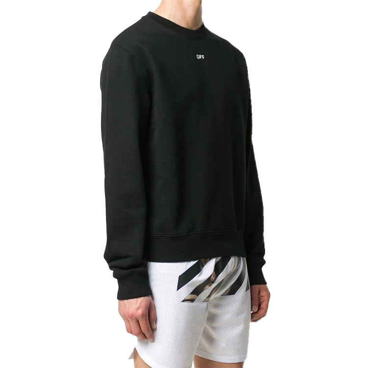 Off-White Fw20 Stencil Arrows Crew Neck Sweater OMBA025E20FLE0031001