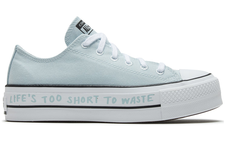 (WMNS) Converse Taylor All Star Lift Renew Canvas Thick Sole Light Blue Sneakers 'Blue White' 566230C