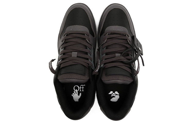 Off-White Out Of Office Low-Top Sneaker 'Black Teal' OMIA189S23LEA0021005
