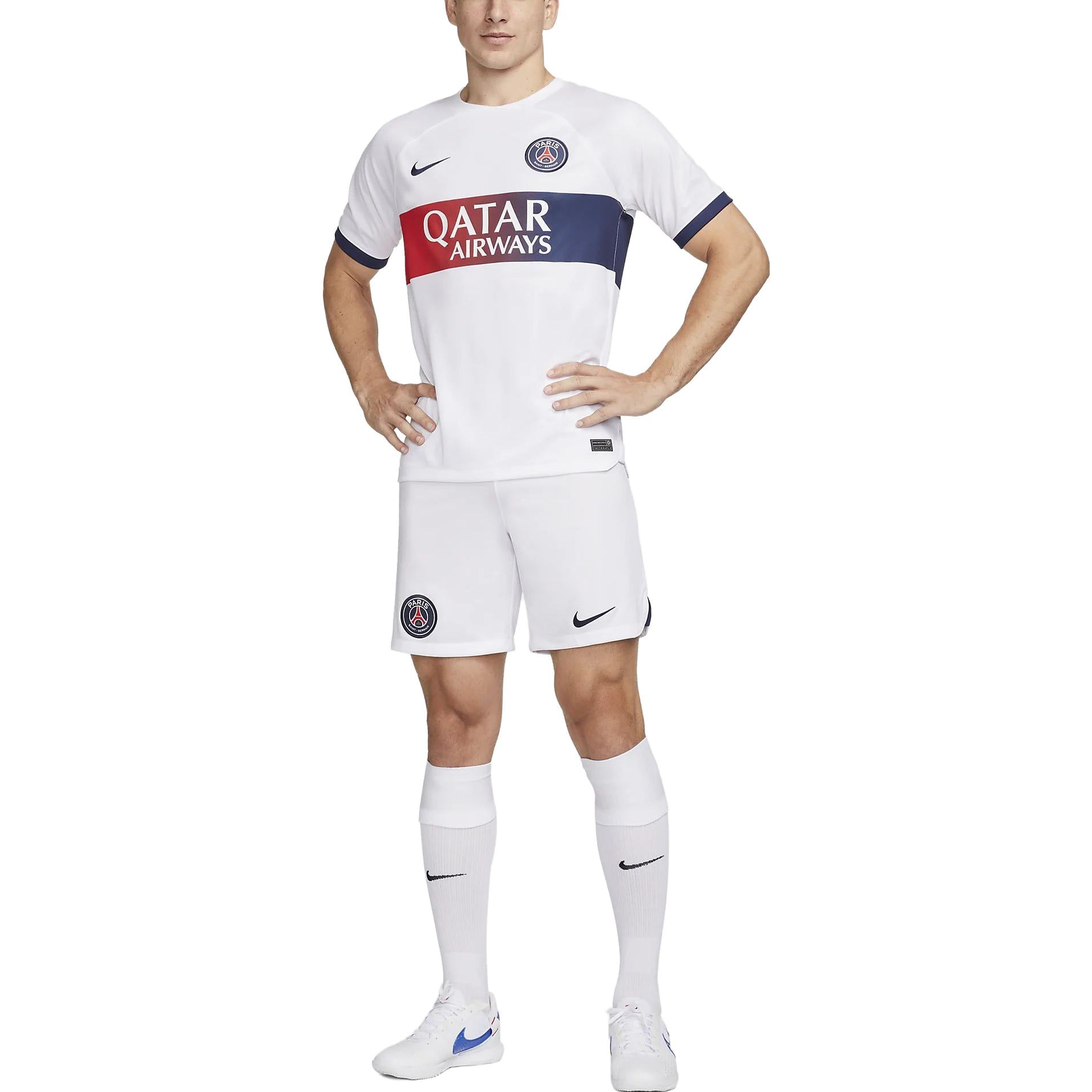 Nike Dri-FIT Paris Saint-Germain 23-24 Stadium Away Soccer Jersey 'White' DX2693-101