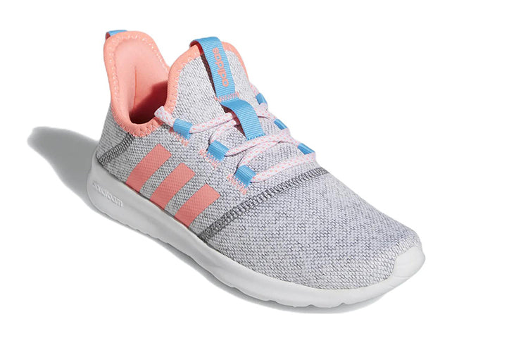 (GS) adidas Cloudfoam Pure Slip-On J 'White Acid Red' GY6589