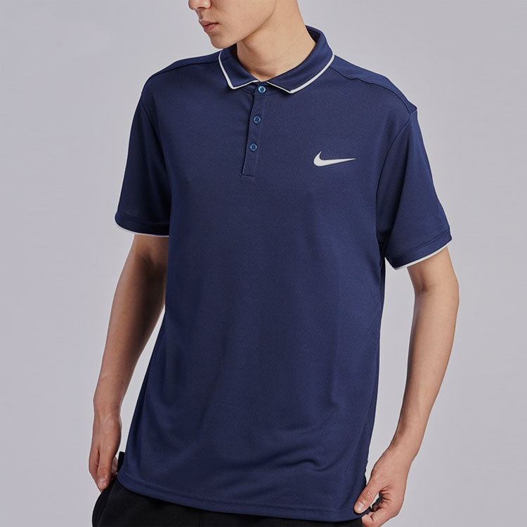Nike CT DRY Polo Team Polo Shirt Navy Blue Dark blue AQ5304-410
