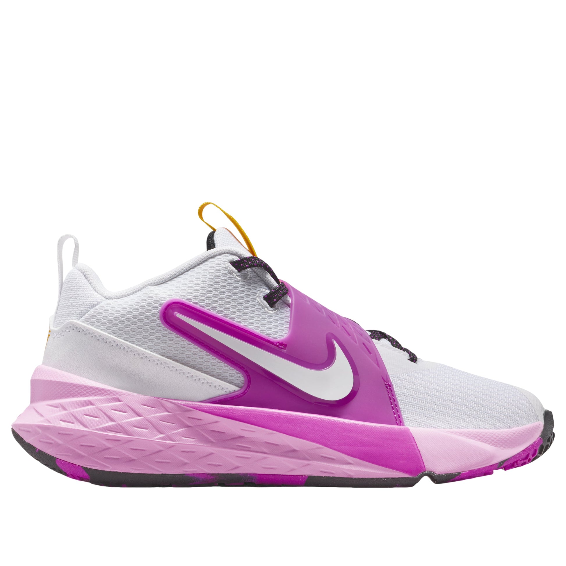 (GS) Nike Team Hustle D 12 'White Vivid Purple' HF6279-103