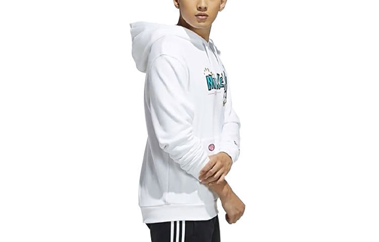 adidas originals Fangtastic Series Mickey Printing Sports Pullover White H09181