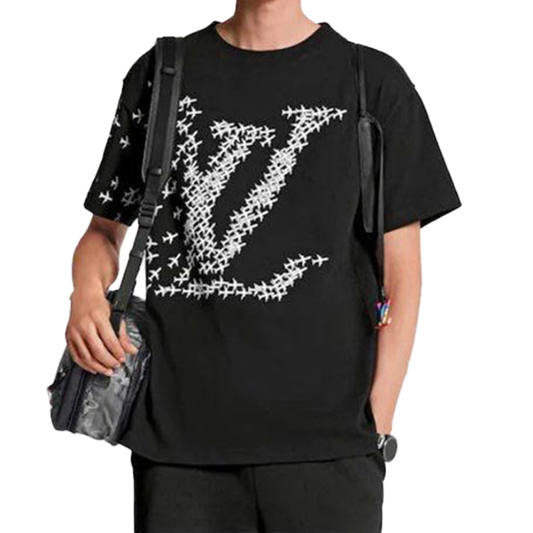 LOUIS VUITTON Lv Planes Print For Men Black 1A5WE
