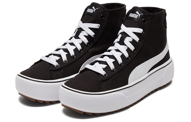 (WMNS) PUMA Sneakers Kaia Mid CV Black/White 384409-02