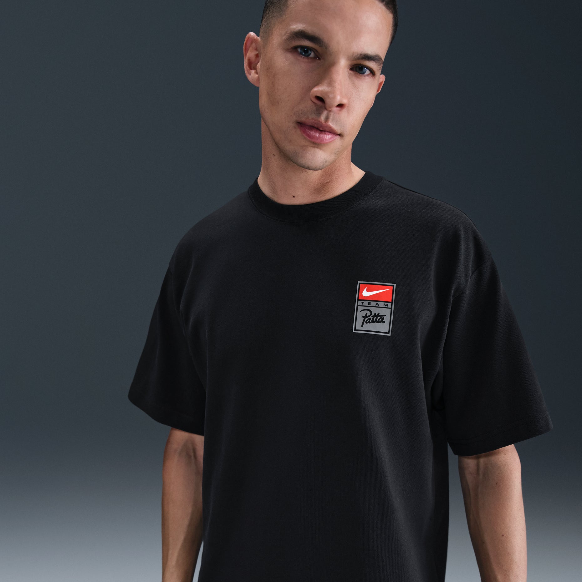 Nike x Patta T-Shirt Asia Sizing 'Black' HJ0742-010