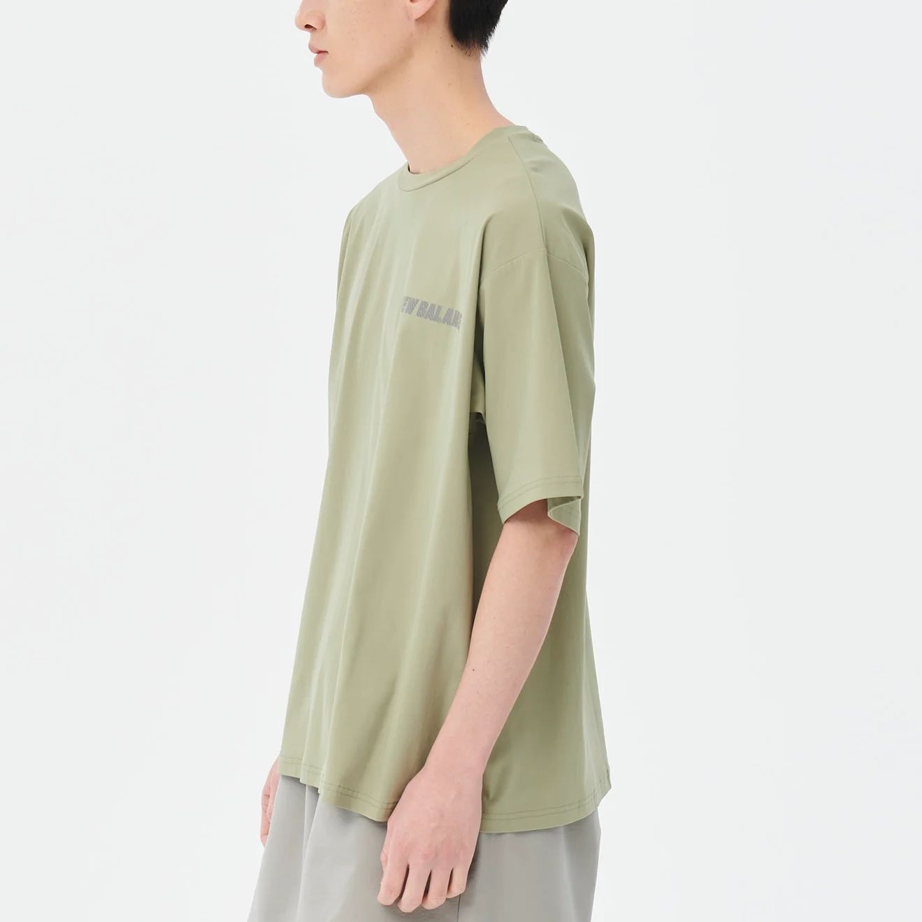 New Balance MET24 Training Short Sleeve Tee Asia Sizing 'Olive Leaf' AMT35002-OLF