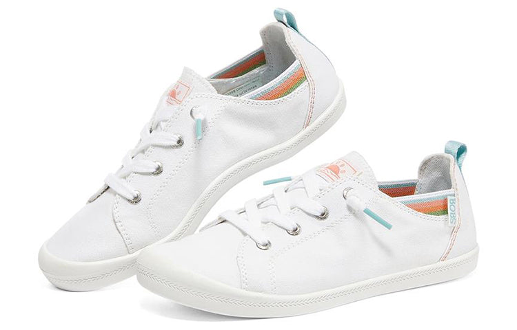 (WMNS) Skechers Beach Bingo-Rainbow Renegade 'White' 113998-WHT