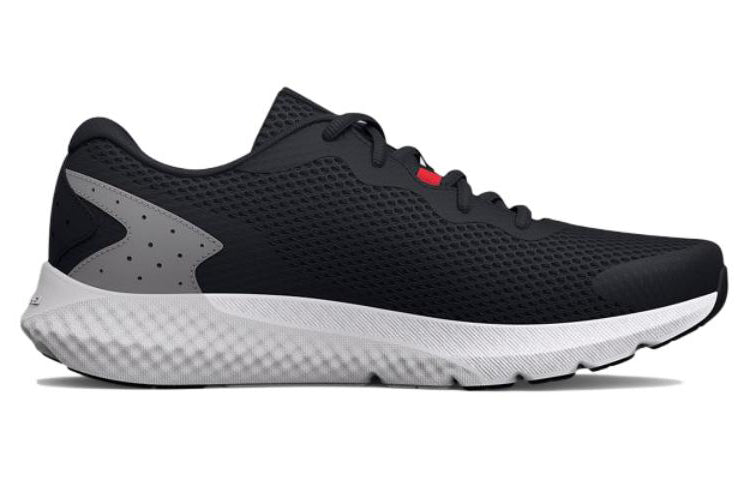 Under Armour Charged Rogue 3 Extra Wide Running Shoes 'Black Grey Red' 3026020-001