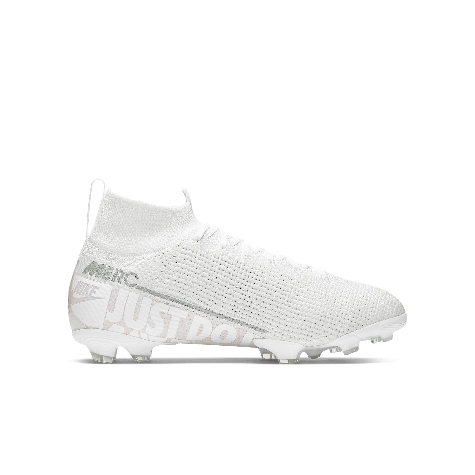 (GS) Nike Mercurial Superfly 7 Elite FG 'White Metallic Platinum' AT8034-100