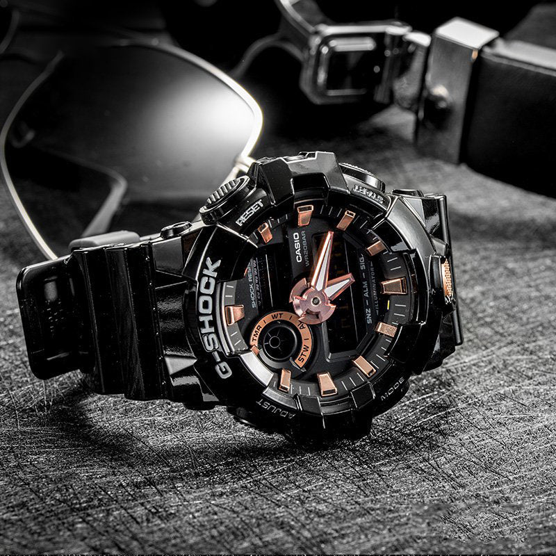 CASIO G-Shock Analog-Digital 'Black' GA-710GBX-1A4PR