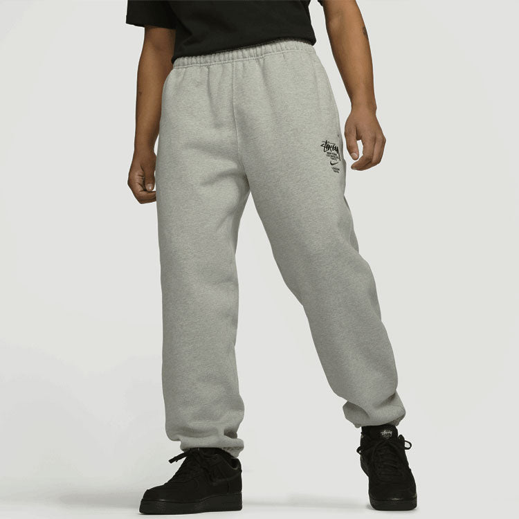 Stussy x Nike NRG ZR Fleece Pants 'Heather Grey' DC4228-050