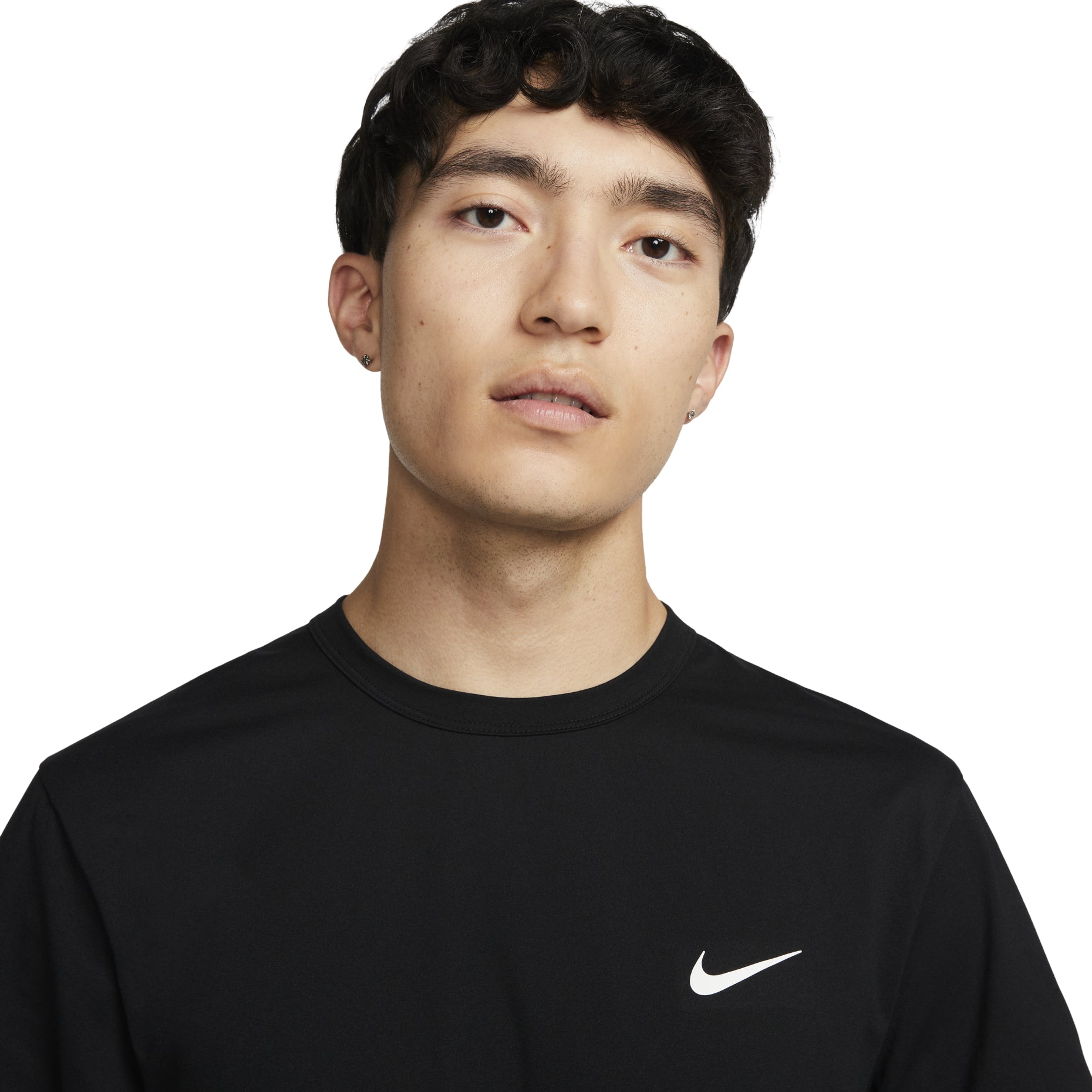 Nike Dri-FIT UV Hyverse Short Sleeve Fitness Top 'Black' DV9840-010