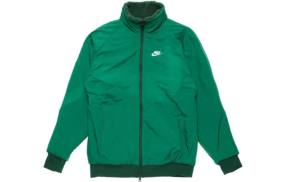 Nike Big Swoosh Reversible Boa Jacket (Asia Sizing) 'Green' BQ6546-341