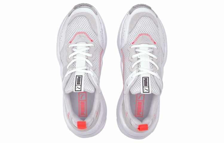 (WMNS) PUMA Rise Contrast Sneakers White/Grey 372323-01