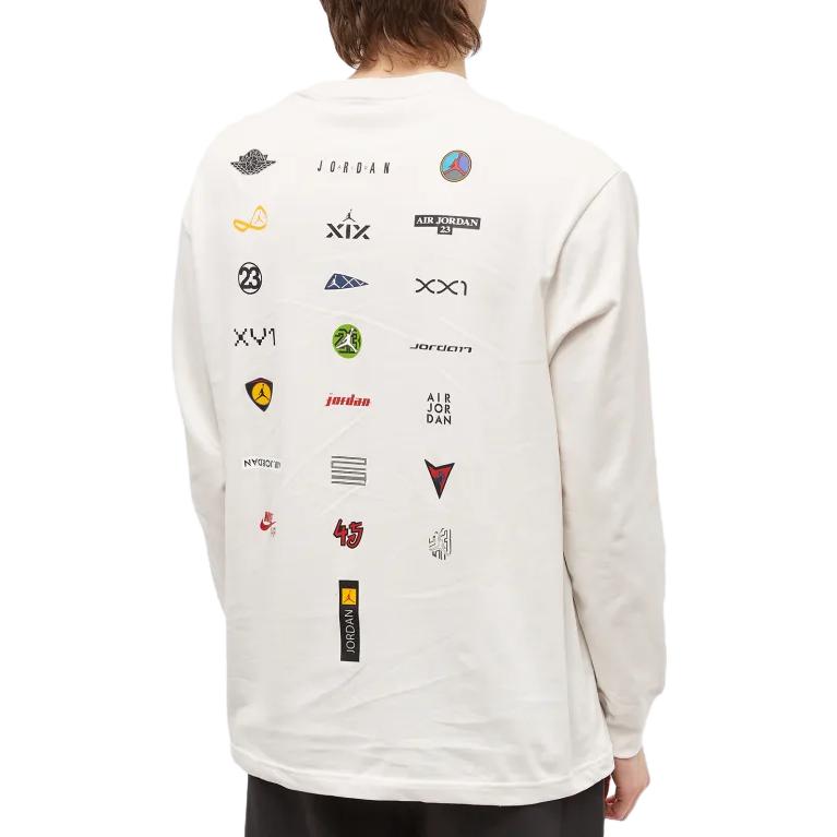 Air Jordan Flight Heritage 85 Long-sleeve T-shirt 'White' DV8426-030