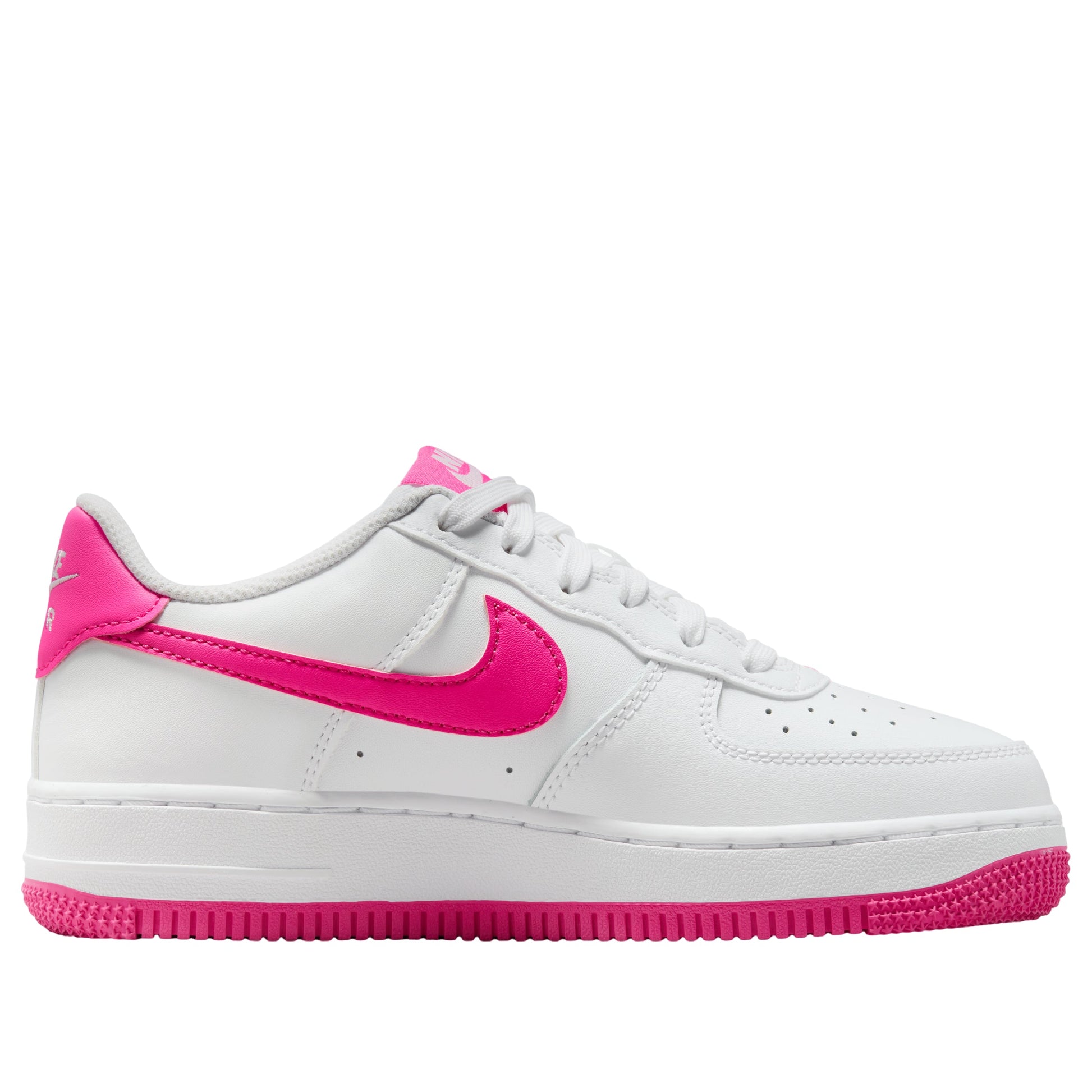 (GS) Nike Air Force 1 'White Laser Fuchsia' FV5948-102