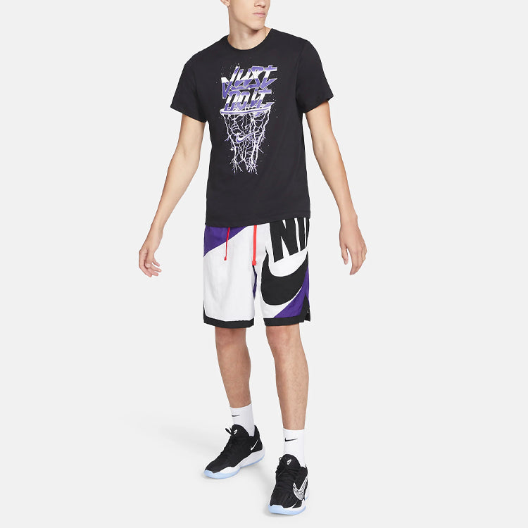 Nike Dri-FIT Throwback Futura Casual Sports Basketball Shorts Purple CV1829-547