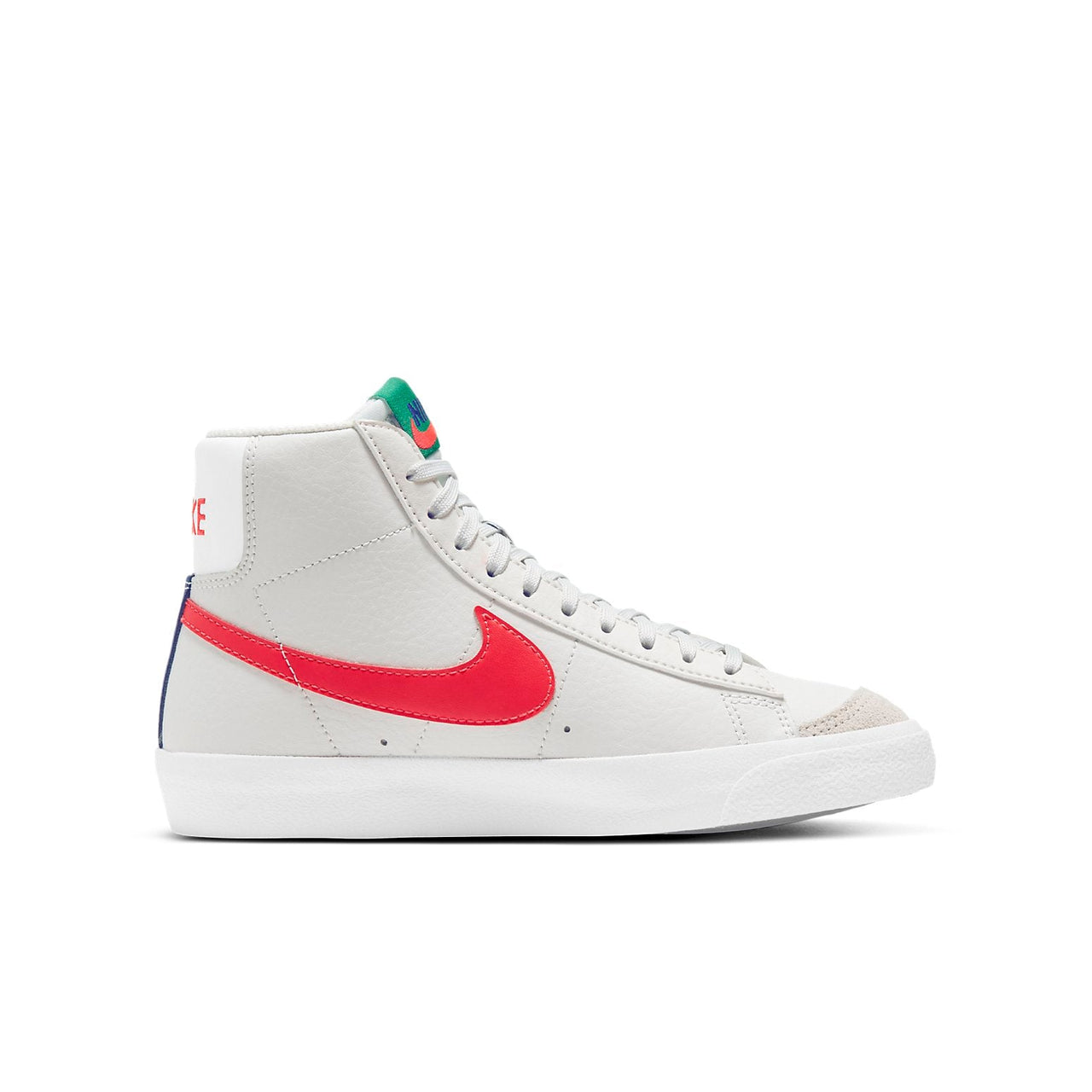 (GS) Nike Blazer Mid '77 'Platinum Tint Bright Crimson' DA4086-004