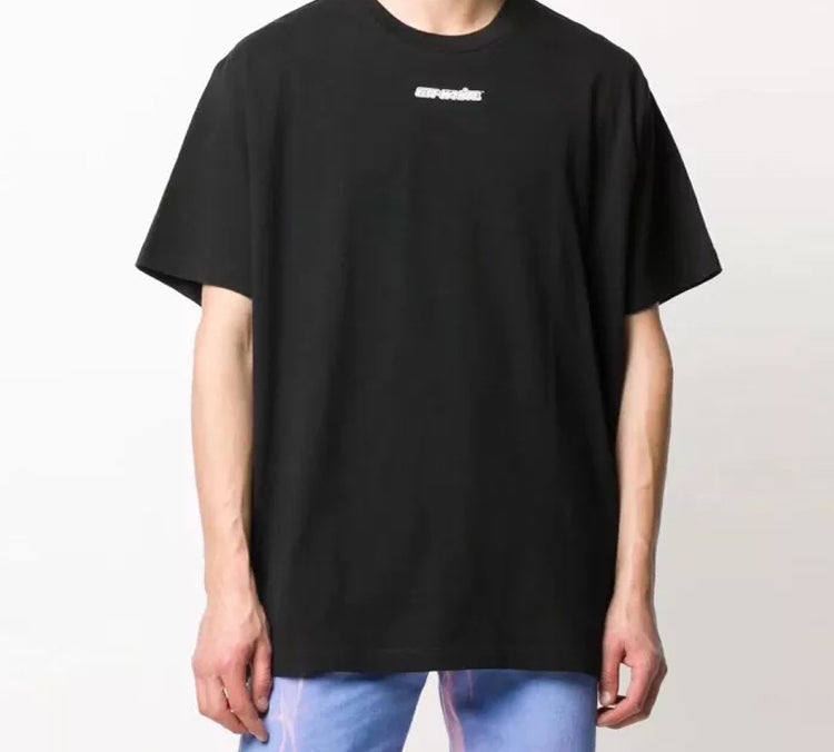 Off-White Fw20 Maker Arrows Print Short Sleeve Round Neck OMAA038E20JER0021045