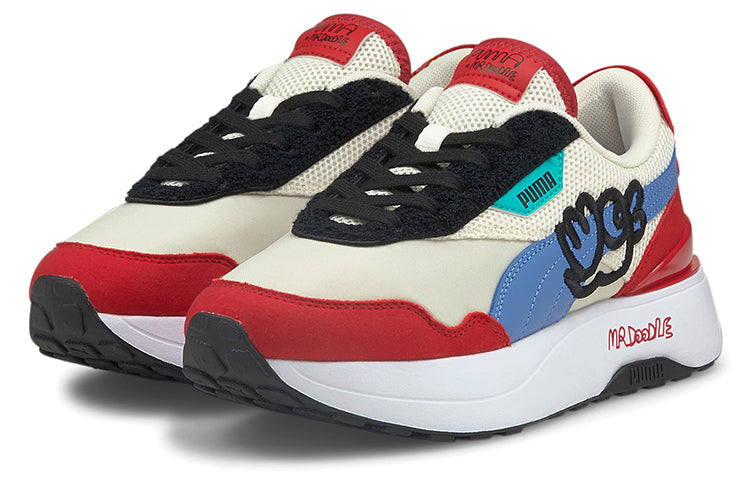 (WMNS) PUMA Mr. Doodle x Cruise Rider 'Eggnog Ultramarine' 375792-01