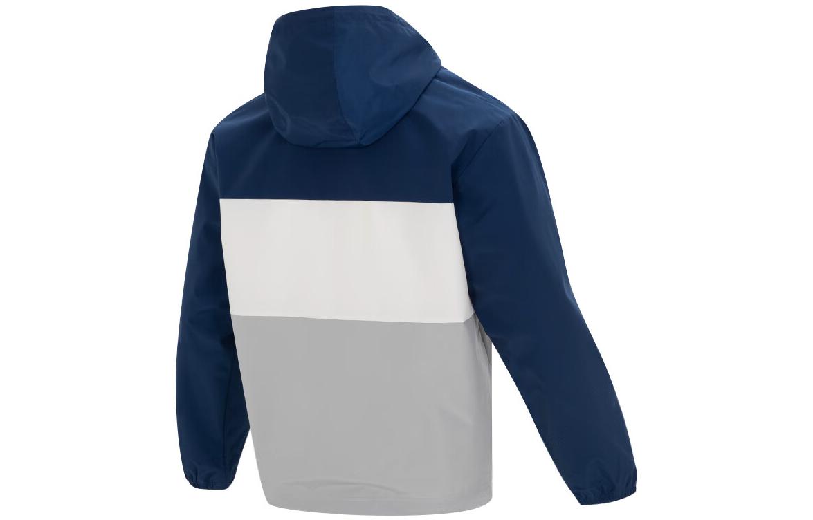 New Balance Lifestyle Hooded Jacket Asia Sizing 'Blue White Grey' 5AD38011-NV