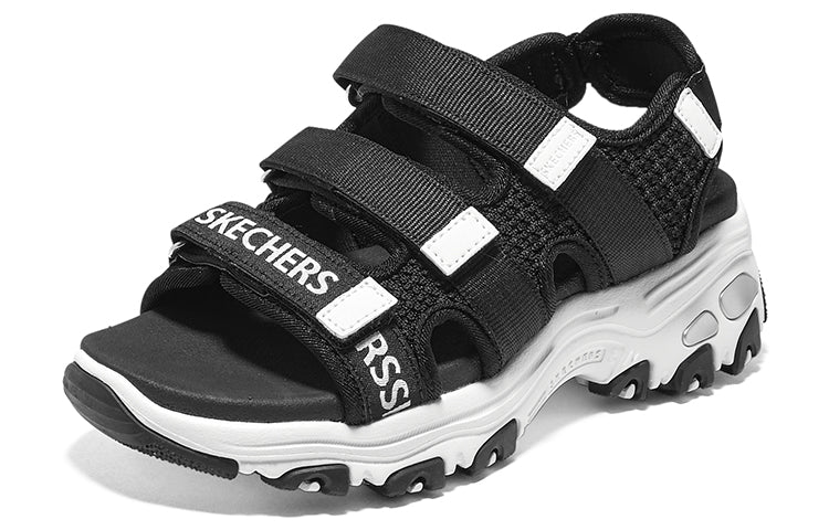 (GS) Skechers Dlites Sandals 'Black White' 319200L-BKW