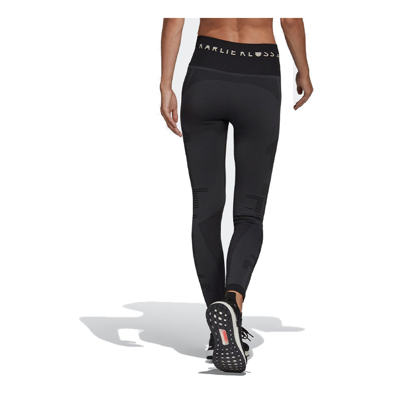 (WMNS) adidas x Karlie Kloss Knit Tights Asia Sizing 'Black' HB1437