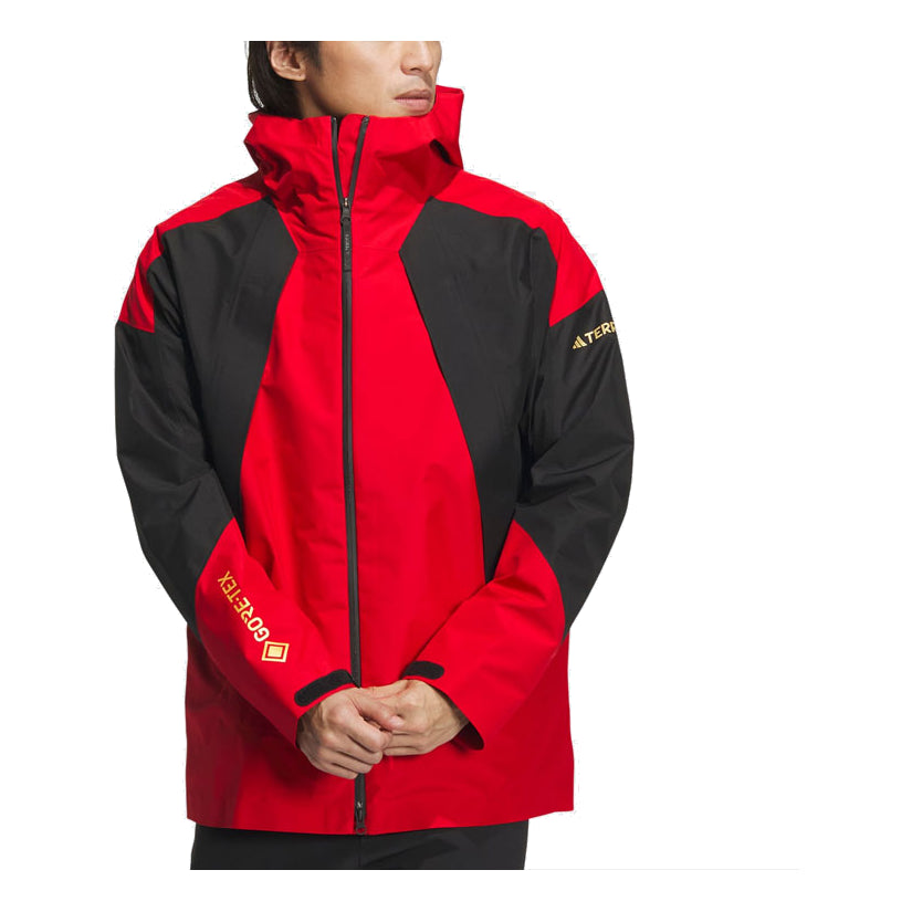 adidas Y23 Terrex Gore-Tex 3IN1 Outdoor Jacket Asia Sizing 'Red Black' IC4948