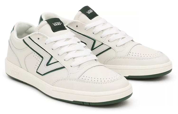 Vans Unisex Lowland Cc Low-Top Sneakers White/Green VN0A4TZY7PB